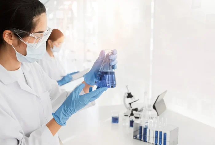 People in laboratory.
