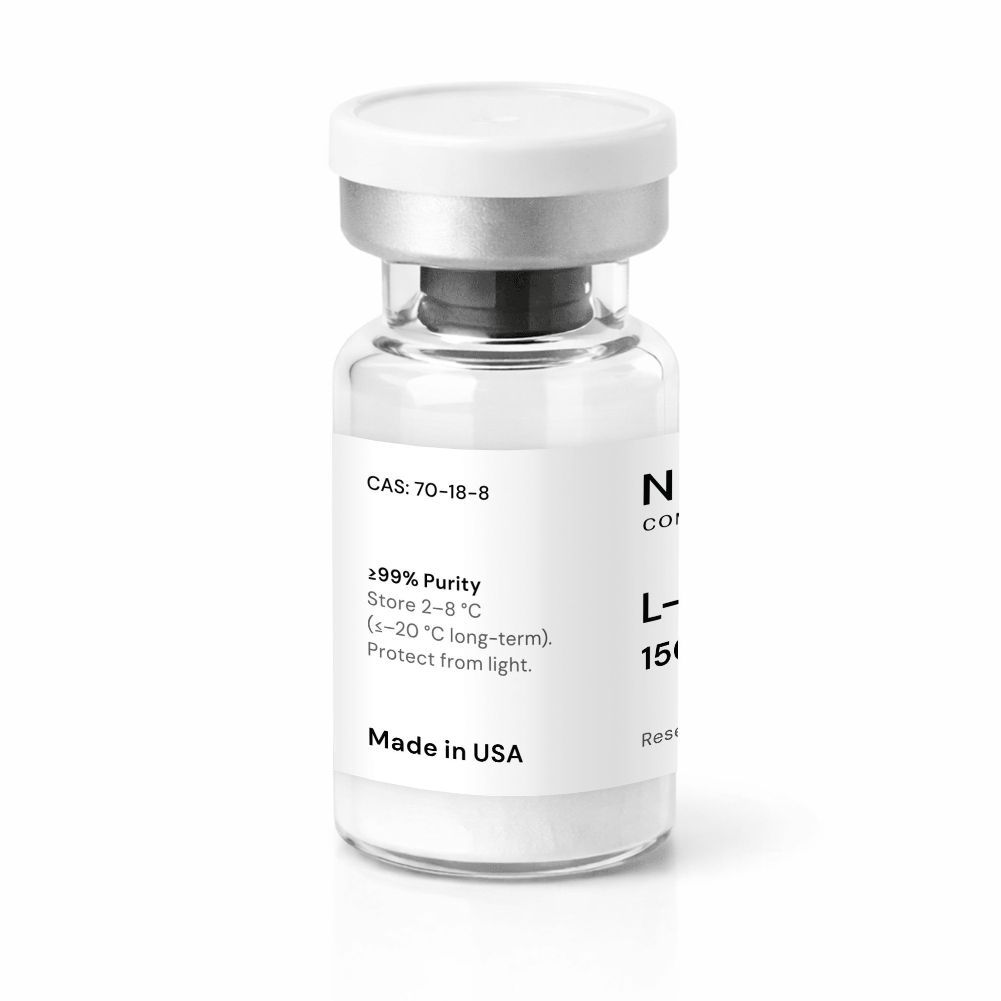 L Glutathione 1500mg Back